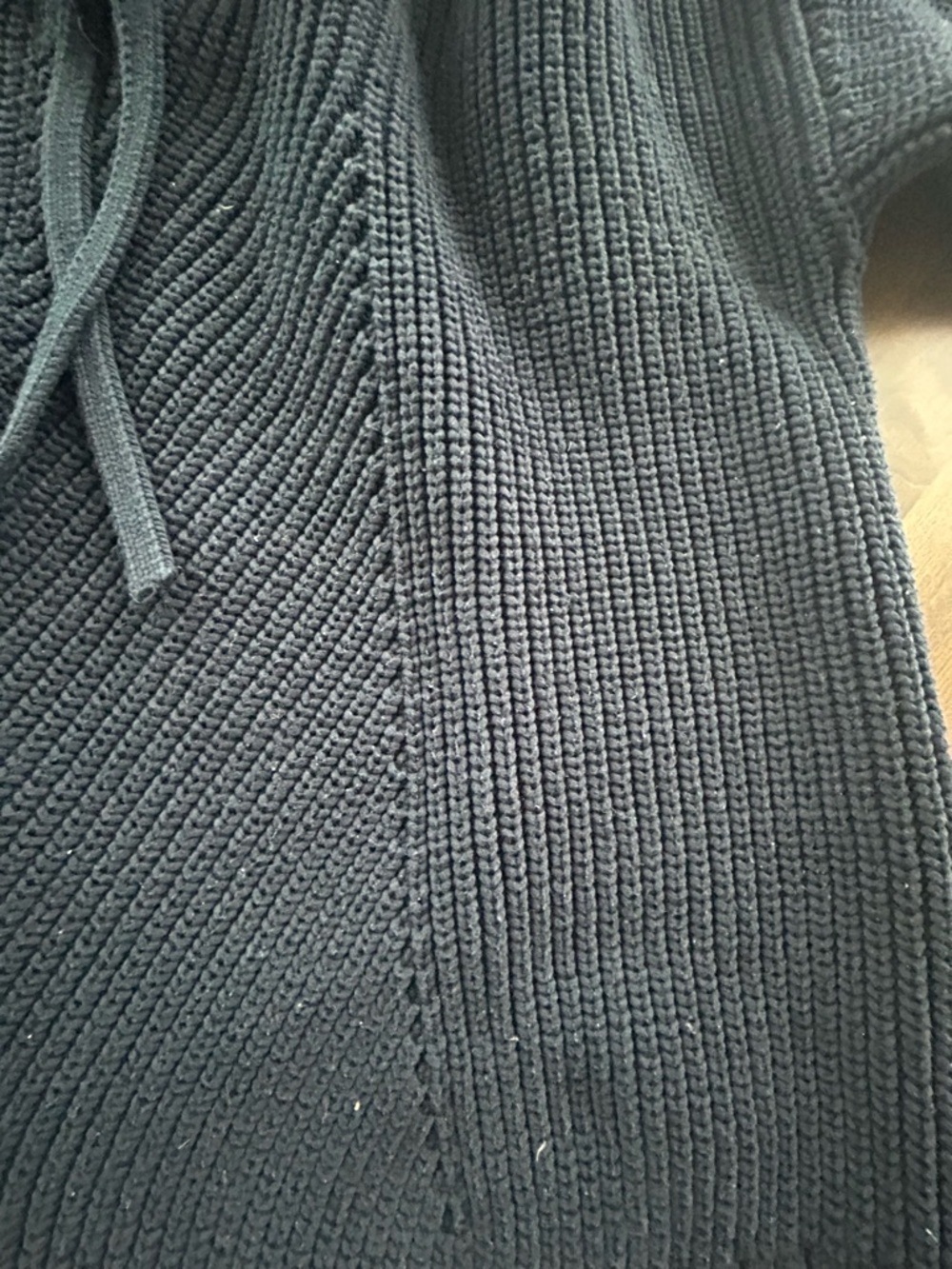 Banana Republic Navy Knit Hooded Pullover Sweater - Picture 10 of 10